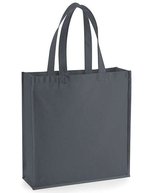 Westford Mill Baumwoll-Canvas Tasche mit langen Griffen – Graphite Grey