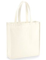 Westford Mill Baumwoll-Canvas Tasche mit langen Griffen – Natural
