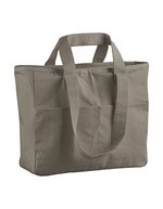 Double Handle Cargo Pocket Bag – Mushroom