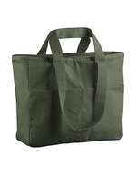 Double Handle Cargo Pocket Bag – Olive Green