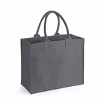 Westford Mill Baumwoll-Canvas Einkaufstasche mit Einstecktasche, Natural 41 x 34 x 18 cm, WM608 – Bild 3