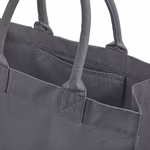 Westford Mill Baumwoll-Canvas Einkaufstasche mit Einstecktasche, Natural 41 x 34 x 18 cm, WM608 – Bild 4
