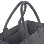 Westford Mill Baumwoll-Canvas Borsa della spesa mit Einstecktasche, Natural 41 x 34 x 18 cm, WM608 – Bild 5