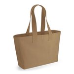 Westford Mill Strandtasche mit langen Gurtgriffen, Beige 43 x 34.5 x 13.5 cm, WM610 – Bild 3