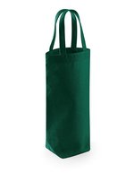 Westford Mill Fairtrade Baumwoll Flaschentasche mit Griff – Bottle Green
