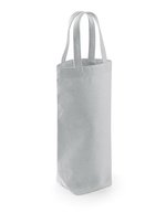 Westford Mill Fairtrade Baumwoll Flaschentasche mit Griff – Light Grey