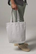 Westford Mill Fairtrade Baumwoll-Canvas Shopper 13L, Black 28 x 38 x 12 cm, WM671 – Bild 1