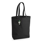 Westford Mill Fairtrade Baumwoll-Canvas Shopper 13L, Black 28 x 38 x 12 cm, WM671 – Bild 3