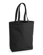Westford Mill Fairtrade Baumwoll-Canvas Shopper 13L, Black 28 x 38 x 12 cm, WM671 – Bild 2