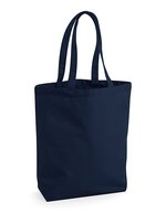 Westford Mill Fairtrade Baumwoll-Canvas Shopper 13L, Black 28 x 38 x 12 cm, WM671 – French Navy