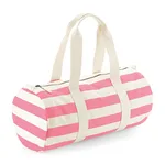 Westford Mill Nautical Sports Bag made of Cotton Canvas, Natural/Grey 50 x 25 x 25 cm, WM688 – image 3