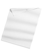 Westford Mill Bio-Baumwolle Küchenschürze mit Aufhängeschlaufe, Natural 50 x 70 cm, WM710 – White