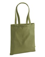 Westford Mill Robuste Einkaufstasche aus 100% Bio-Baumwolle, Beige 38 x 42 cm, WM801 – Bright Olive
