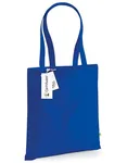 Westford Mill Robuste Einkaufstasche aus 100% Bio-Baumwolle, Hellgrau 38 x 42 cm, WM801 – Bright Royal