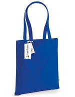 Westford Mill Robuste Einkaufstasche aus 100% Bio-Baumwolle, Beige 38 x 42 cm, WM801 – Vif Royal