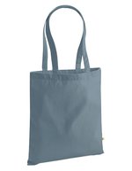 Westford Mill Robuste Einkaufstasche aus 100% Bio-Baumwolle, Beige 38 x 42 cm, WM801 – Poussiereux Bleu