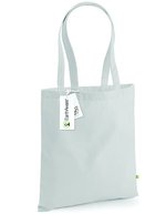 Westford Mill Robuste Einkaufstasche aus 100% Bio-Baumwolle, Beige 38 x 42 cm, WM801 – Gris clair