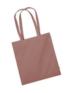 Westford Mill Robuste Einkaufstasche aus 100% Bio-Baumwolle, Beige 38 x 42 cm, WM801 – Rose