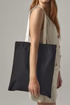 Westford Mill Sac en Coton Biologique avec Anses Contrastées, Natural/Black 38 x 42 cm, WM801C – image 2