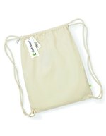 Westford Mill Bio-Baumwoll Gymsac mit Tunnelzug – Natural