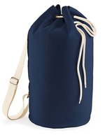 Westford Mill Bio-Baumwoll Freizeittasche mit Kordelzug, Natural 25 x 53 x 25 cm, WM812 – Marine francais