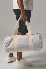 Westford Mill Bio-Baumwoll-Strandtasche mit Reißverschluss, Natural 50 x 25 x 25 cm, WM814 – Bild 1