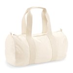Westford Mill Bio-Baumwoll-Strandtasche mit Reißverschluss, Natural 50 x 25 x 25 cm, WM814 – Bild 3