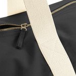 Westford Mill Bio-Baumwoll-Strandtasche mit Reißverschluss, Natural 50 x 25 x 25 cm, WM814 – Bild 4