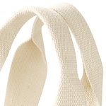 Westford Mill Bio-Baumwoll-Strandtasche mit Reißverschluss, Natural 50 x 25 x 25 cm, WM814 – Bild 5