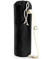 Westford Mill Bio-Baumwolle Yoga-Matte Tasche mit Zip, Natural 19 x 69 x 19 cm, WM816 – Noir