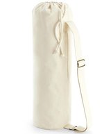 Westford Mill Bio-Baumwolle Yoga-Matte Tasche mit Zip, Natural 19 x 69 x 19 cm, WM816 – Naturel