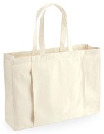 Westford Mill Yoga-Mattentasche "Strandyoga" in cotone biologico, Natural 50 x 36 x 13 cm, WM818 – Naturale