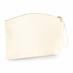 Westford Mill Wristlet in Cotone Biologico con Zip, Natural S (19 x 17 cm), WM820 – immagine 3