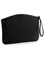 Westford Mill Bio-Baumwoll Wristlet mit Reißverschluss, Natural S (19 x 17 cm), WM820 – Bild 2