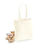 Westford Mill Bio-Baumwolltasche in Pastellfarben 407 g/m², Natural 38 x 41 cm, WM821 – Bild 4