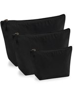 Westford Mill Bio-Baumwoll-Kulturtasche avec fermeture éclair, Natural S (13.5 x 12 x 6 cm), WM840 – Bild 2