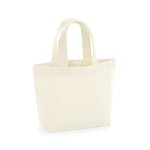Westford Mill Bio-Baumwoll-Canvas Marina Mini Tasche, Natural 26 x 21 x 10 cm, WM845 – Bild 1