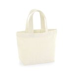 Westford Mill Bio-Baumwoll-Canvas Marina Mini Tasche, Natural 26 x 21 x 10 cm, WM845 – Bild 3