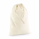 Westford Mill Sac de Gym en Coton Recyclé avec Cordons de Serrage, Natural XXS (10 x 15 cm), WM915 – image 4