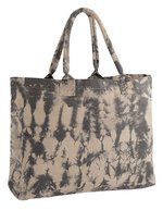 Tie Dye Canvas Tote Bag – Sand Black Tie Dye