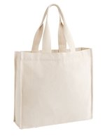Chevron Handle Shopper – Naturel