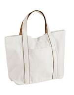 Courtside Medium Bag – Morbido Bianco/Caramello