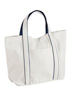 Courtside Medium Bag – Morbido Bianco/Blu navy francese