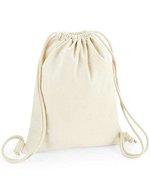 Westford Mill Nachhaltiger Turnbeutel aus Recyclingmaterial – Natural