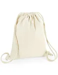 Westford Mill Nachhaltiger Turnbeutel aus Recyclingmaterial, Natural 37 x 46 cm, WM960 – Bild 2