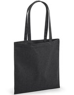 Westford Mill Recycelte Baumwolltasche mit Schultergriff – Black