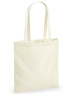 Westford Mill Recycelte Baumwolltasche mit Schultergriff – Natural