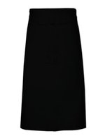 Link Kitchen Wear Pflegeleichte Gastronomieschürze XL 70x120 cm – Black