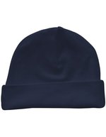 Link Kids Wear Mütze aus Bio-Baumwolle für Kinder, Black One Size, X10001 – Marine