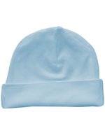 Link Kids Wear Mütze aus Bio-Baumwolle für Kinder, Black One Size, X10001 – Bleu poudre